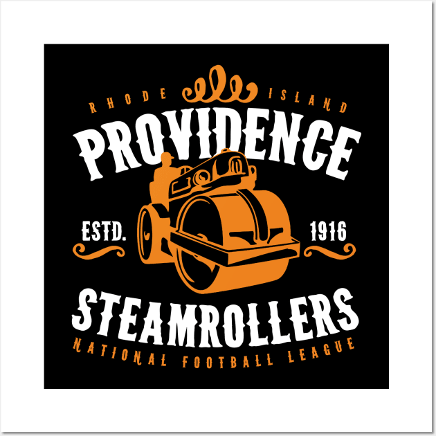 Providence Steamrollers Wall Art by MindsparkCreative